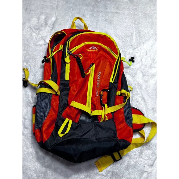 Senterlan Rucksack travel 40L yellow orange hiking backpack - Picture 1 of 8